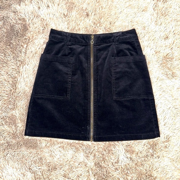 1. State Velvet Skirt - Picture 1 of 4